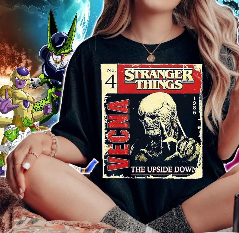 Stranger Things 4 Vecna 1986 The Upside Down T-Shirt t-shirt woman shirt