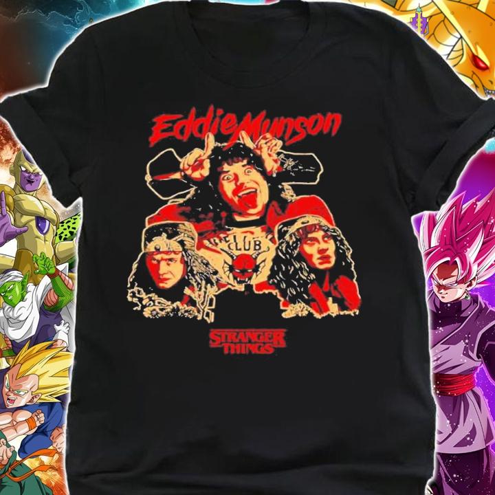 Stranger Things Eddie Munson Joseph Quinn Characters Shirt t-shirt shirt