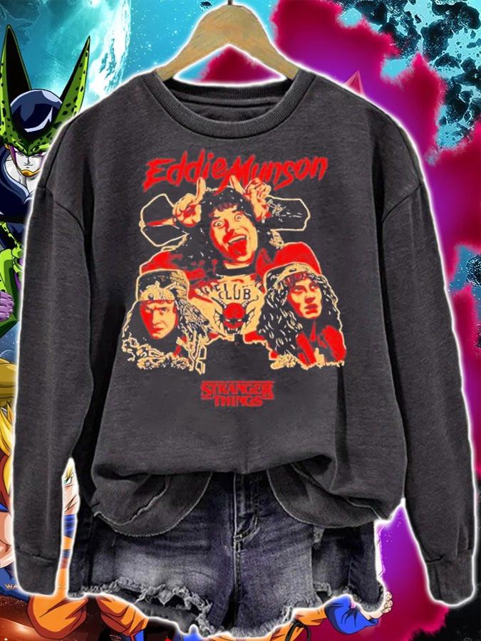 Stranger Things Eddie Munson Joseph Quinn Characters Shirt t-shirt sweatshirt