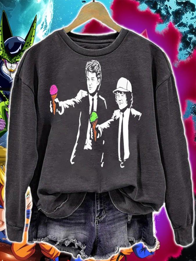 Stranger Things Scoops Steve Dustin Graphic T-Shirt t-shirt sweatshirt
