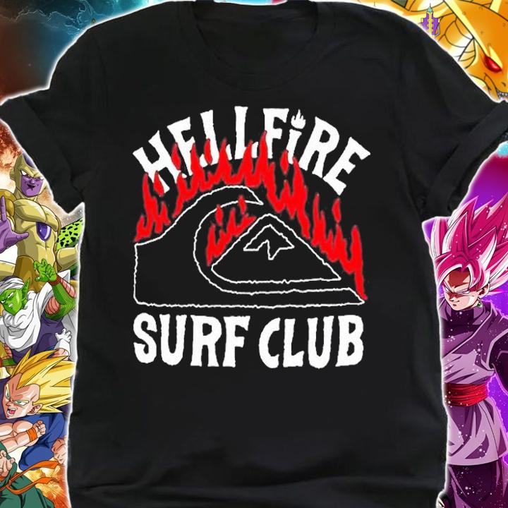 Stranger Things X Quiksilver Hell Fire Surf Club T-Shirt t-shirt shirt