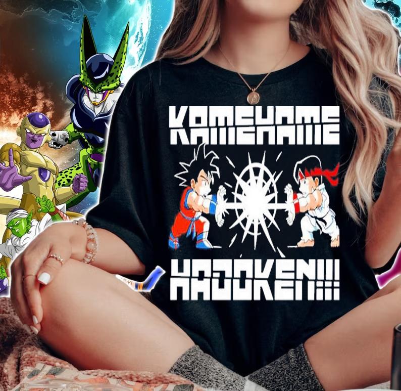 Street Fighter Kamehame Hadoken Shirt t-shirt woman shirt