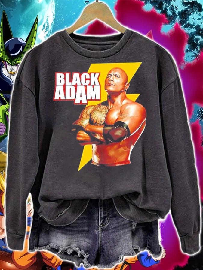 Super Stars Black Adam The Rock Shirt t-shirt sweatshirt