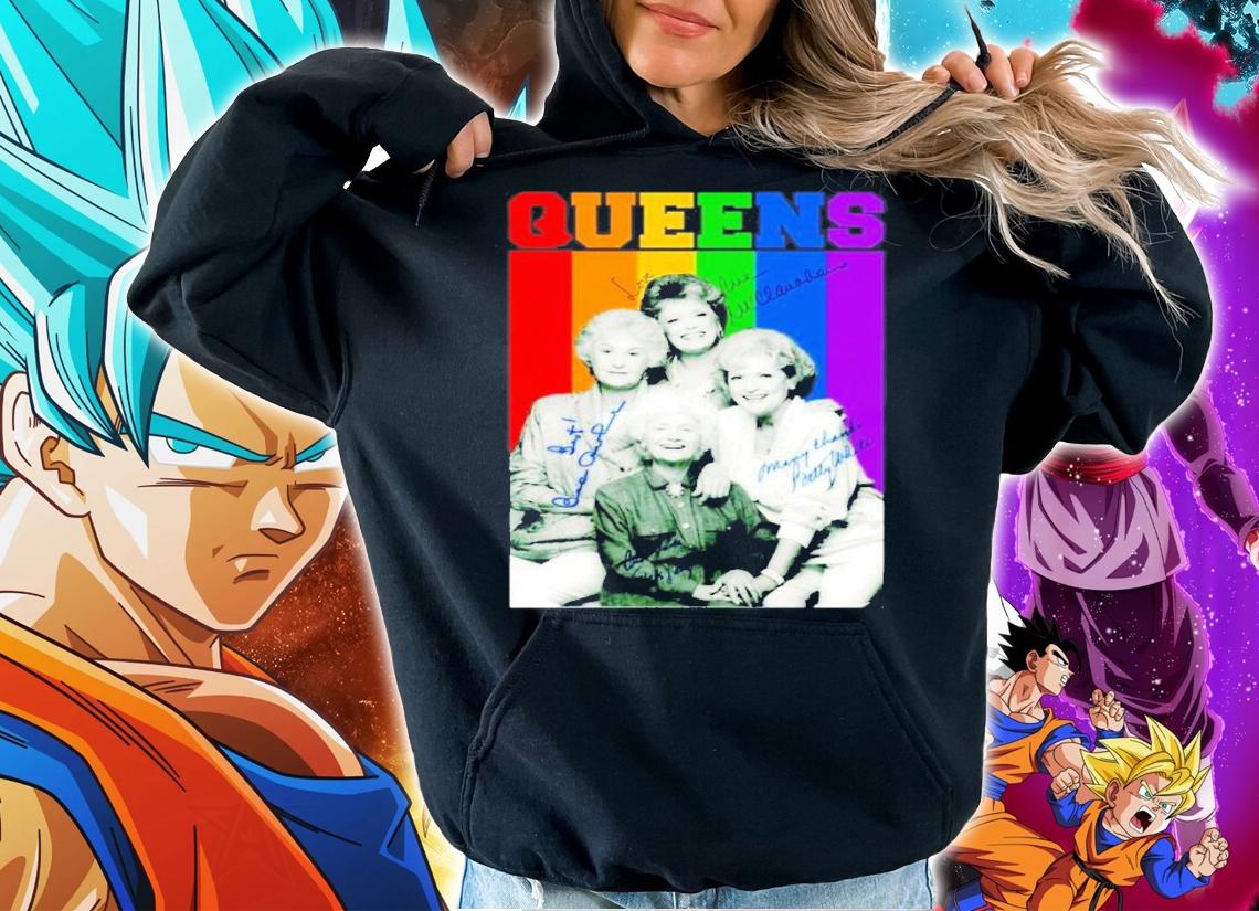 The Golden Girls Queens LGBT Signature T-Shirt t-shirt hoodie