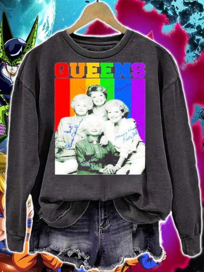 The Golden Girls Queens LGBT Signature T-Shirt t-shirt sweatshirt