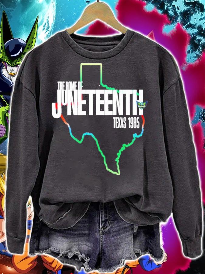 The Home Of Juneteenth Texas 1985 Dallas Wings Reuben Lael Shirt t-shirt sweatshirt