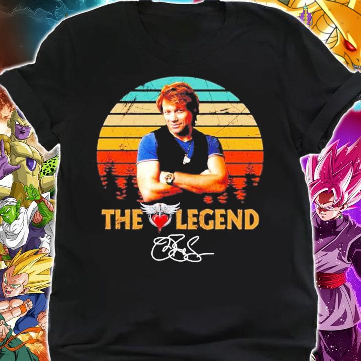 The Legend Wanted Dead Or Alive Bon Jovi Signature T-Shirt t-shirt shirt