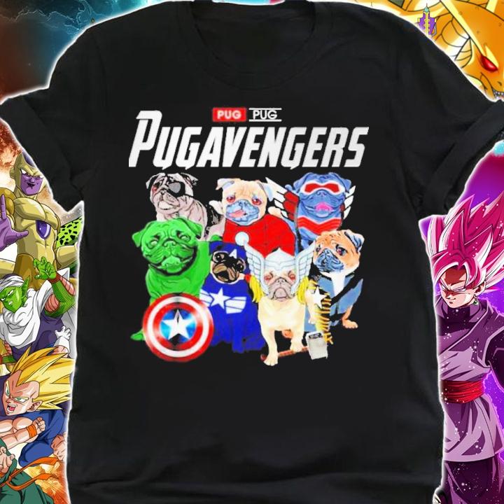 The Marvel Pug Dogs Avengers Pugavengers t-shirt shirt