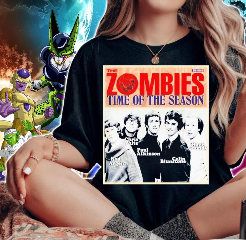 The Zombies Band Time Of The Season T-Shirt t-shirt woman shirt