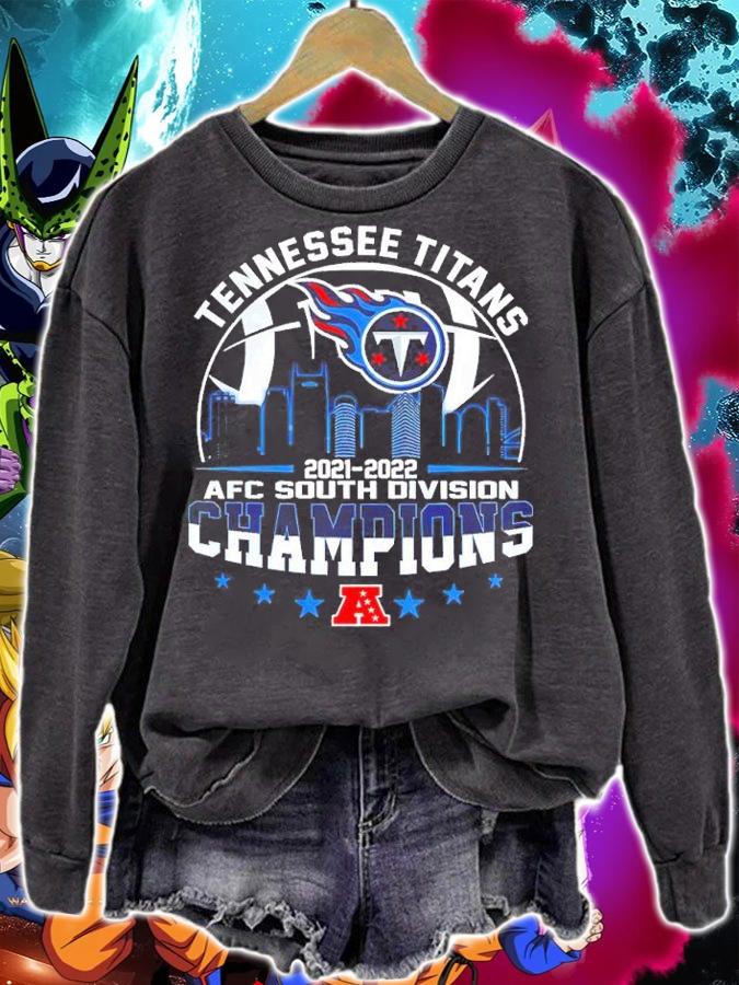 2021 2022 AFC South Division Champions NFL Graphic Tennessee Titans shirt t-shirt sweatshirt