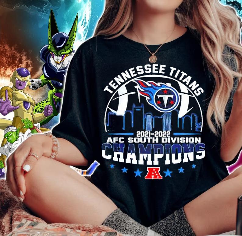 2021 2022 AFC South Division Champions NFL Graphic Tennessee Titans shirt t-shirt woman shirt