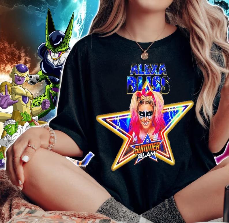 2022 Alexa Bliss SummerSlam WWE T-Shirt t-shirt woman shirt