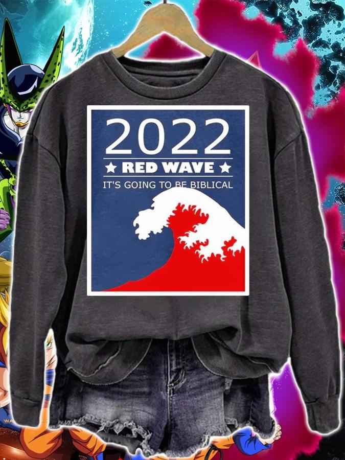 2022 RED WAVE it's going to be Biblical T-Shirt t-shirt sweatshirt