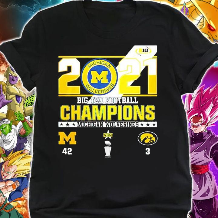 2021 Michigan Wolverines Big Ten Football Champions shirt t-shirt shirt