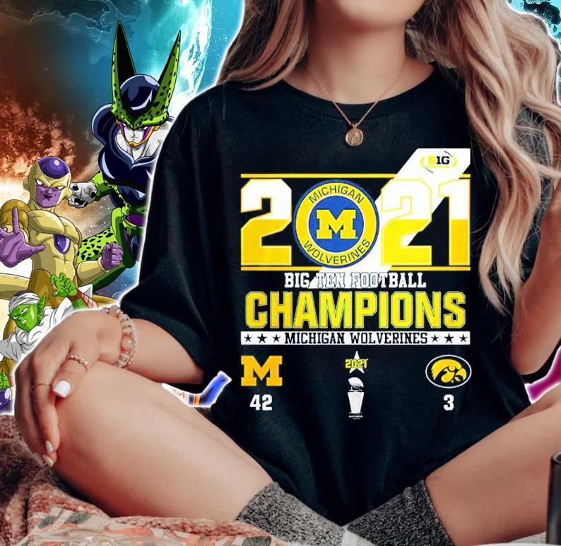 2021 Michigan Wolverines Big Ten Football Champions shirt t-shirt woman shirt