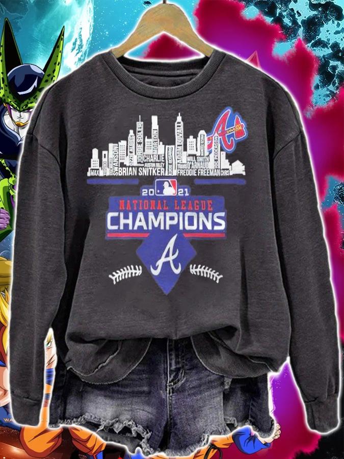 2021 National League champions Atlanta Braves city shirt t-shirt sweatshirt