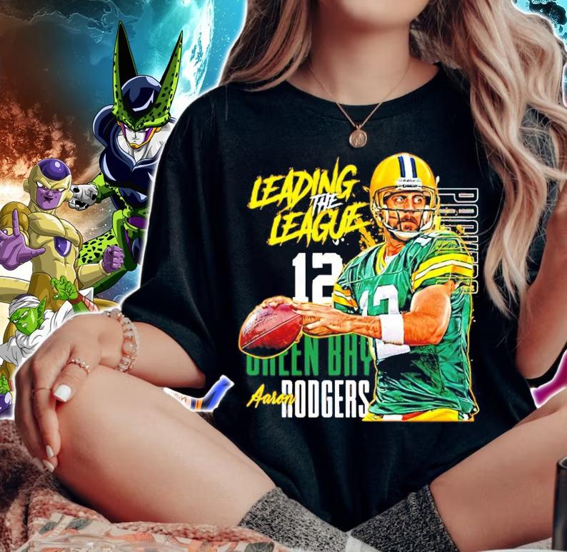 Aaron Rodgers No.12 Green Bay Fan Jersey Shirt t-shirt woman shirt