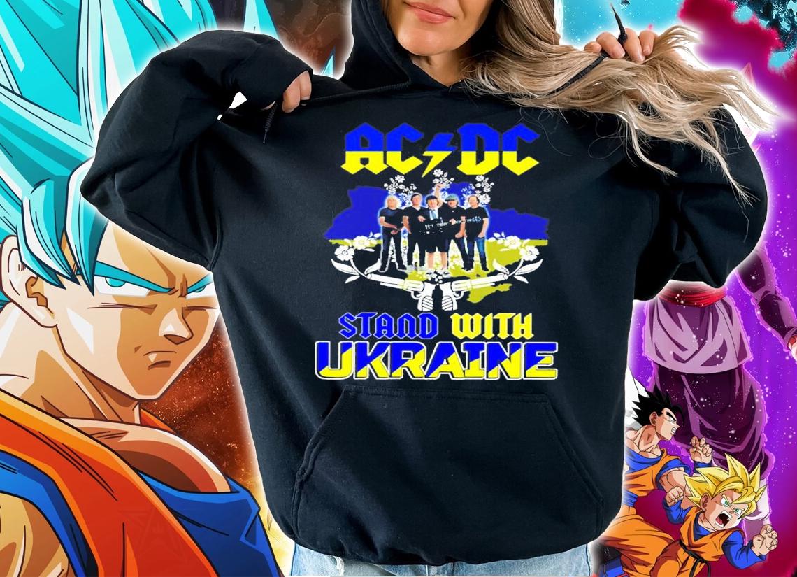 ACDC Rock Band Stand With Ukraine Shirt t-shirt hoodie