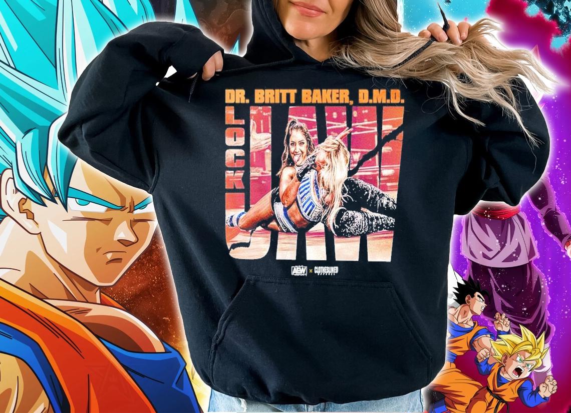 All Elite Wrestling Dr. Britt Baker DMD Lockjaw AEW X Clotheslined Apparel Shirt t-shirt hoodie