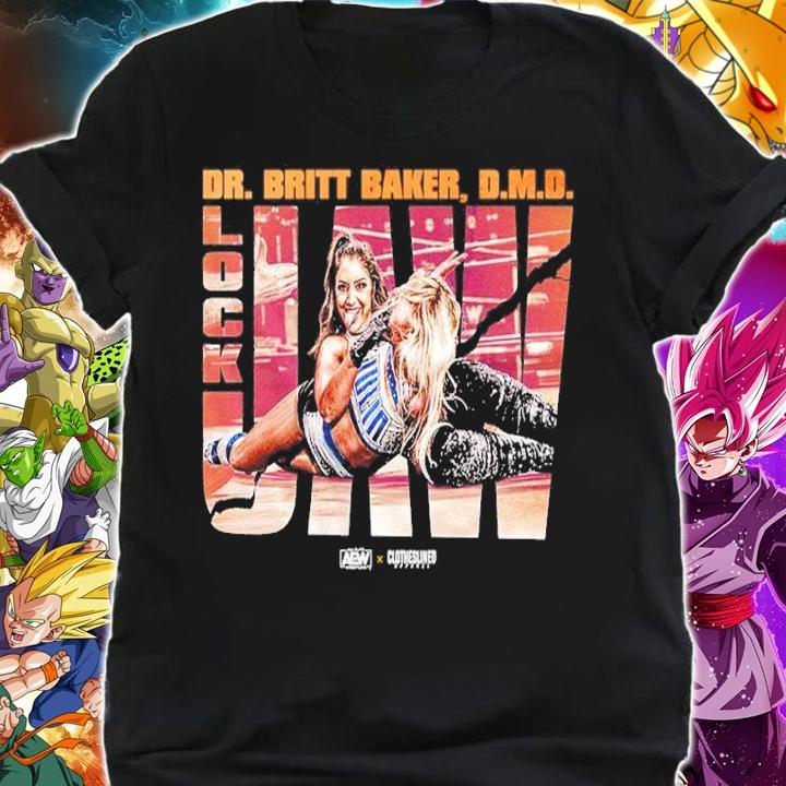 All Elite Wrestling Dr. Britt Baker DMD Lockjaw AEW X Clotheslined Apparel Shirt t-shirt shirt