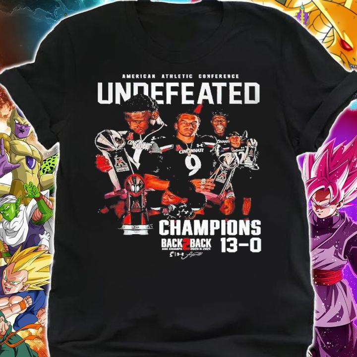 American Athletic Conference Undefeated Champions Back 2 Back 13-0 Shirt t-shirt shirt
