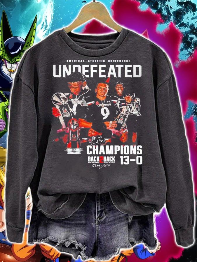 American Athletic Conference Undefeated Champions Back 2 Back 13-0 Shirt t-shirt sweatshirt