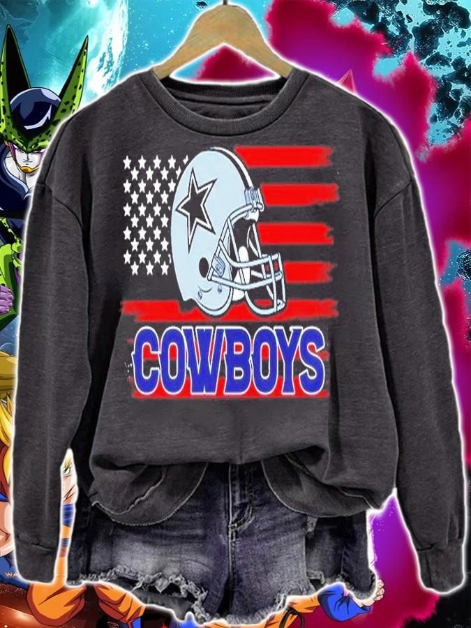 American Flag Helmet Dallas Cowboys T-Shirt t-shirt sweatshirt