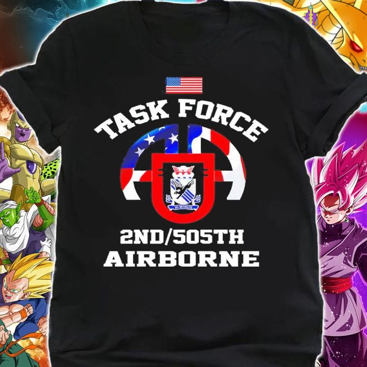 American Flag Task Force 2nd505th Airborne Shirt t-shirt shirt