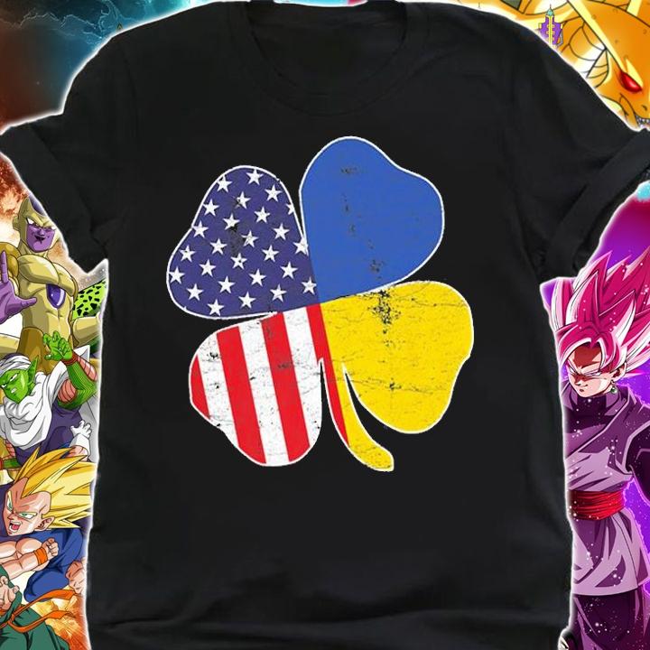 American Ukraine Shamrock St Patrick's Day Ukrainia T-Shirt t-shirt shirt