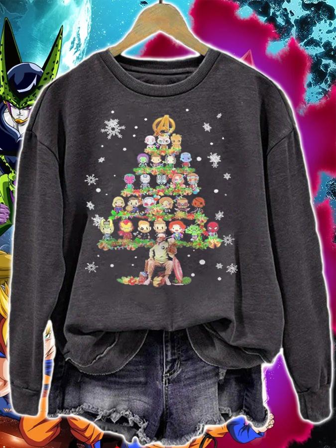 Avenger Marvel Christmas Tree shirt t-shirt sweatshirt