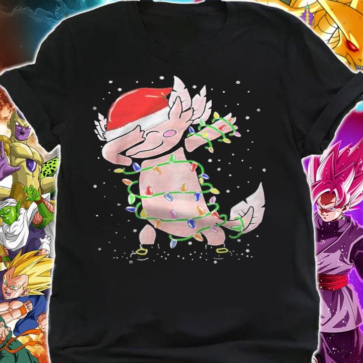 Axolotl dabbing as Christmas T-shirt t-shirt shirt