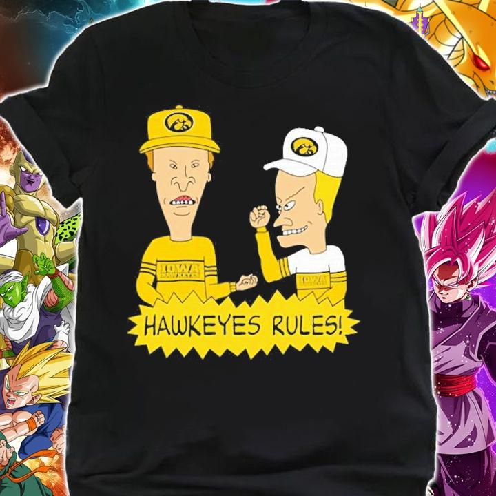 Beavis and Butt-Head Iowa Hawkeyes Rules NCAA T-Shirt t-shirt shirt