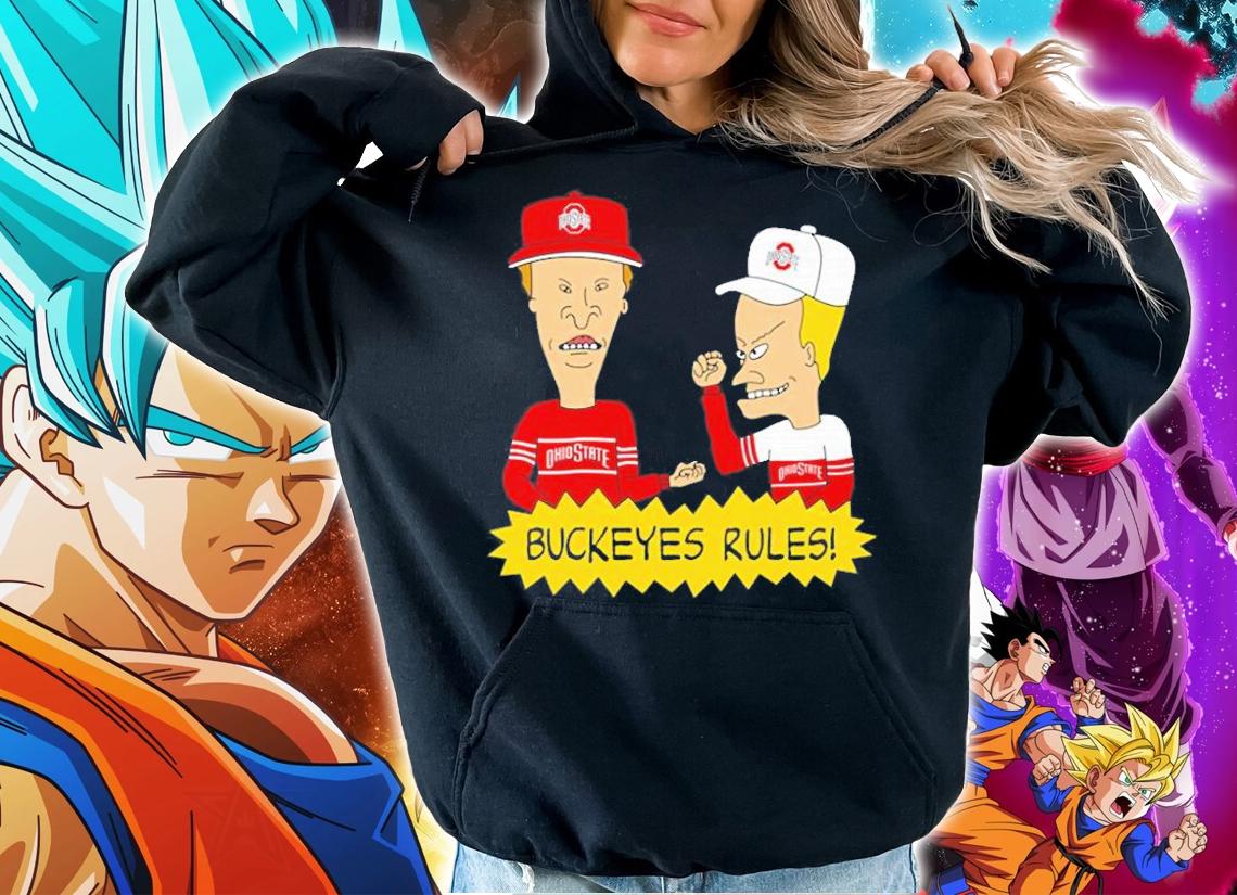 Beavis and Butt-Head Ohio State Buckeyes Rules NCAA T-Shirt t-shirt hoodie