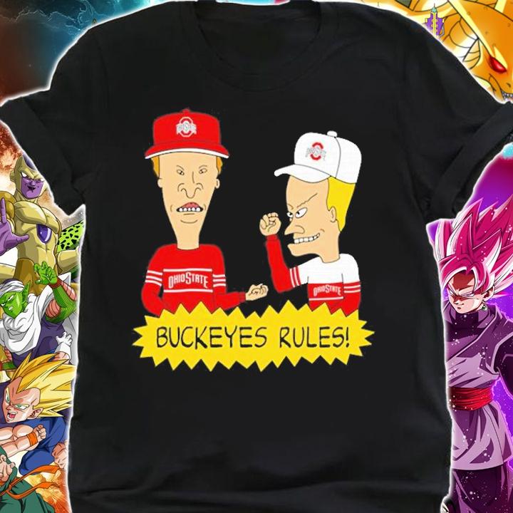 Beavis and Butt-Head Ohio State Buckeyes Rules NCAA T-Shirt t-shirt shirt