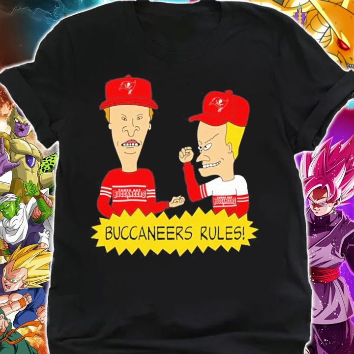 Beavis and Butt-Head Tampa Bay Buccaneers Rules NFL T-Shirt t-shirt shirt