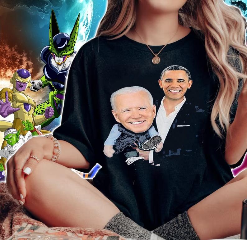 Biden Obama Puppet Joe Biden Funny Political t-shirt woman shirt