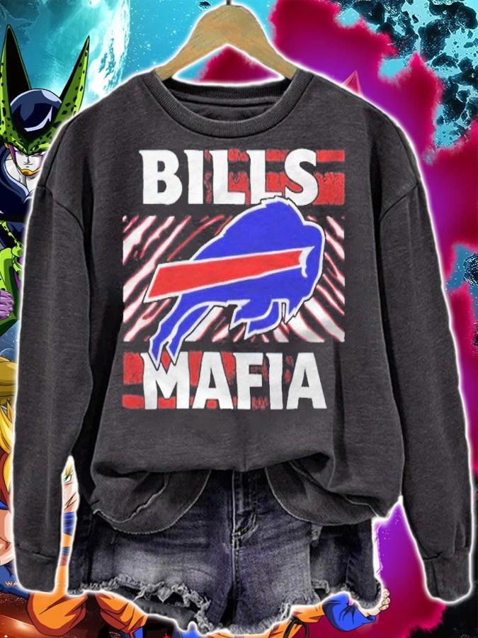 Bills Zubaz Mafia logo t-shirt sweatshirt