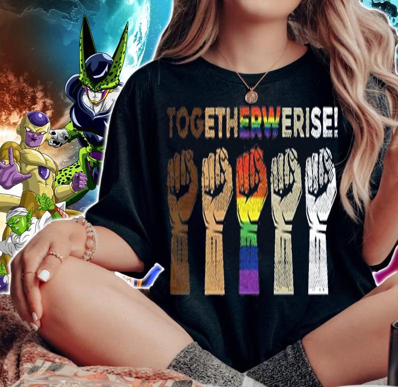 Black Lives Matter Together we rise t-shirt woman shirt