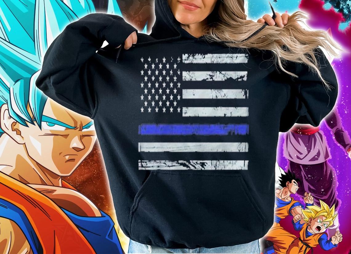 Blue Lives Matter Thin Blue Lives Line Flag t-shirt hoodie