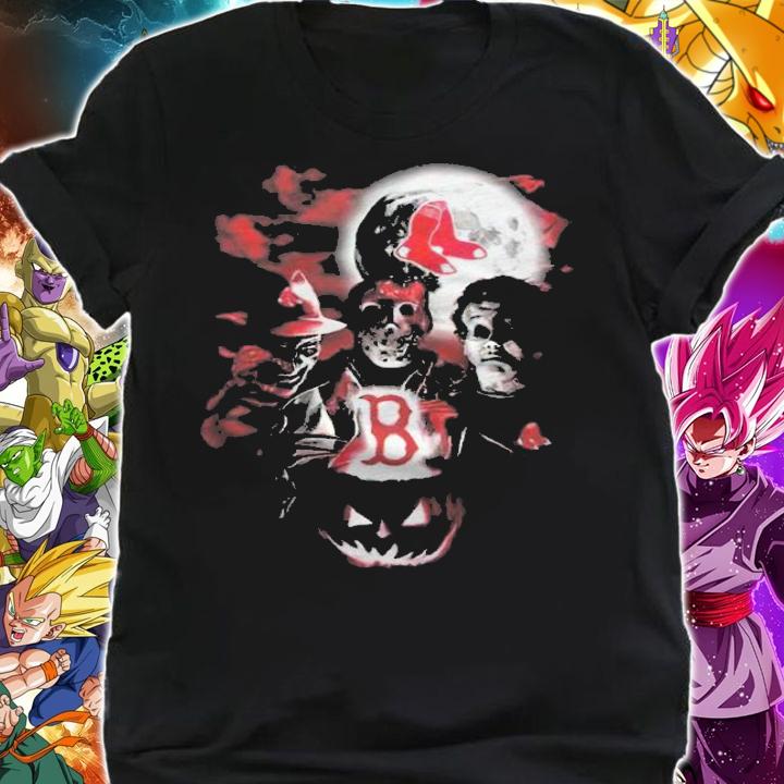 Boston Red Sox Halloween Horror Character movies shirt t-shirt shirt