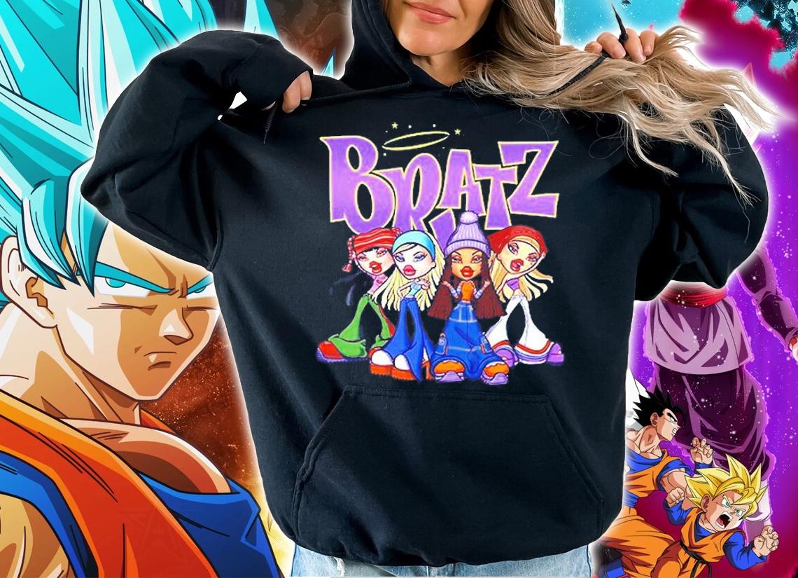 Bratz Original Four Group Shot Logo T-Shirt t-shirt hoodie