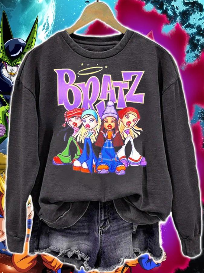 Bratz Original Four Group Shot Logo T-Shirt t-shirt sweatshirt