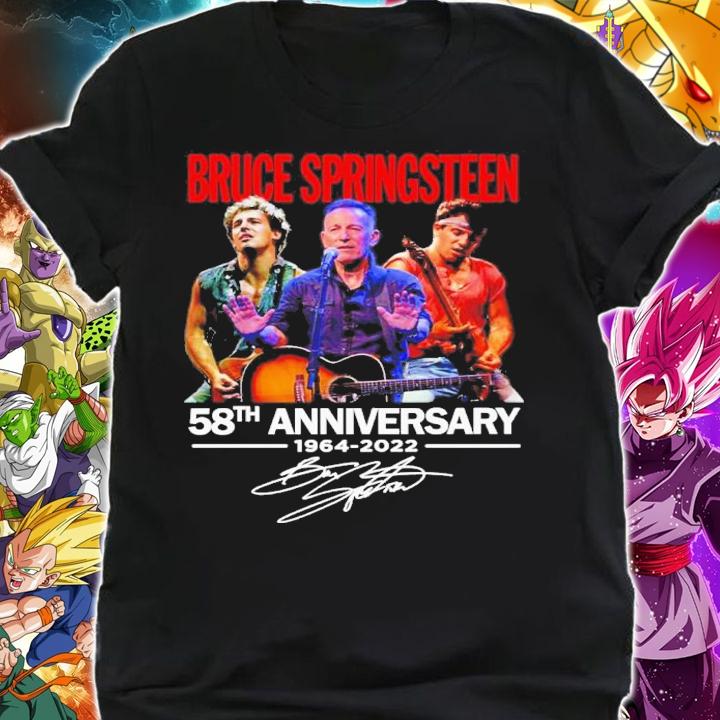 Bruce Springsteen 58th Anniversary Signatures Shirt t-shirt shirt