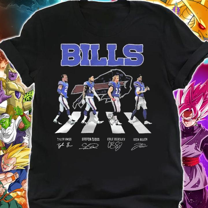 Buffalo Bills Abbey Road signatures shirt t-shirt shirt