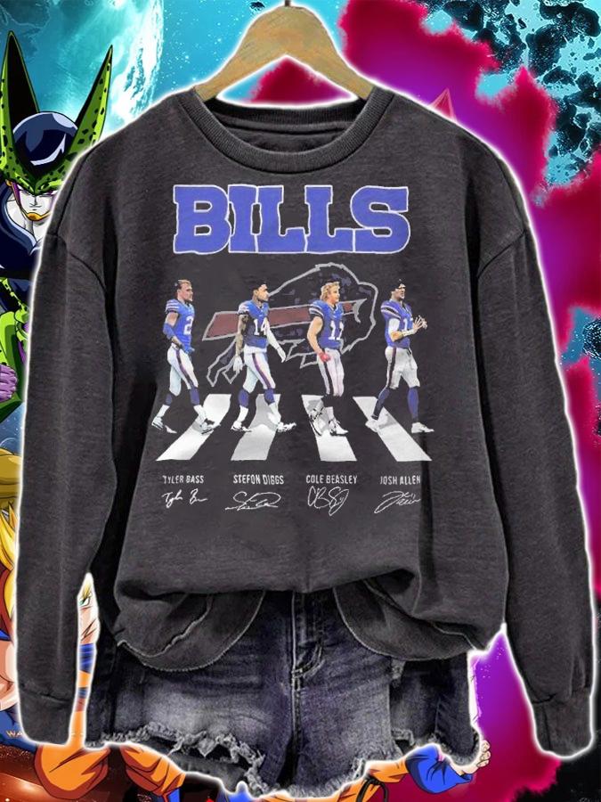 Buffalo Bills Abbey Road signatures shirt t-shirt sweatshirt