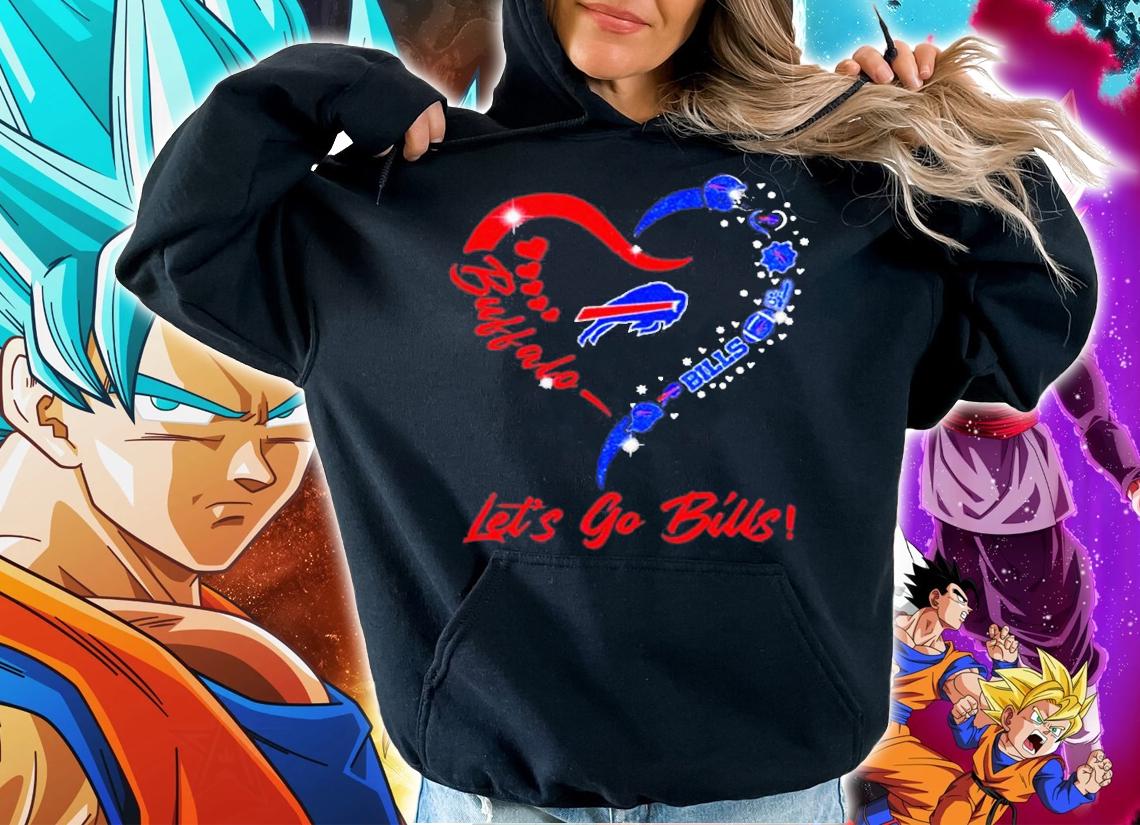 Buffalo Bills Logo Heart Lets Go Bills Shirt t-shirt hoodie