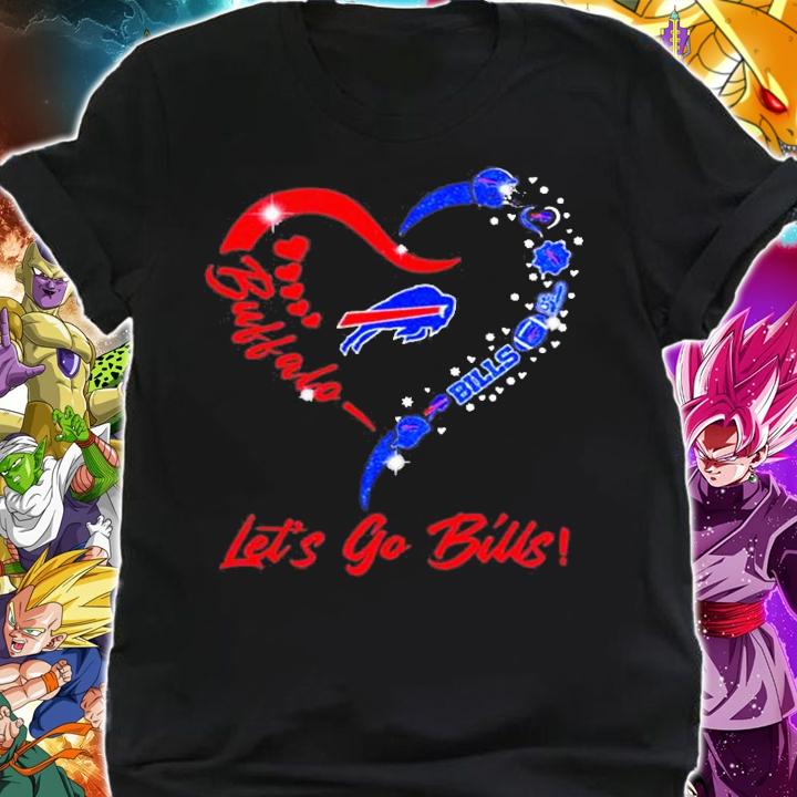 Buffalo Bills Logo Heart Lets Go Bills Shirt t-shirt shirt