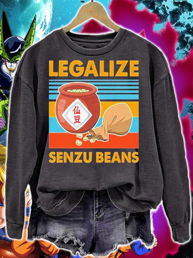 Legalize Senzu Bean Dragon Ball Vintage Shirt t-shirt sweatshirt