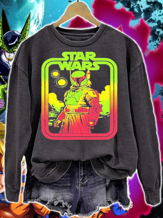 Star Wars The Book Of Boba Fett Retro Poster T-Shirt t-shirt sweatshirt