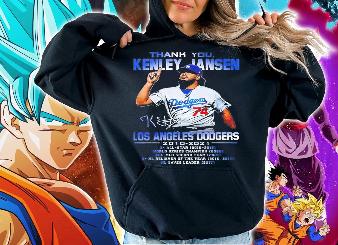 Thank You Kenley Jansen Los Angeles Dodgers 2010 2021 Signature T-Shirt t-shirt hoodie